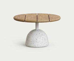 SAURA WHITE bistro stôl Kruh 32 x 55 x 55