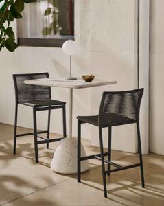 SAURA WHITE bistro stôl Štvorec 99 x 70 x 70