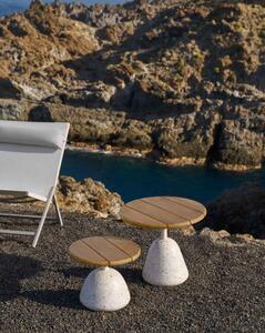 SAURA WHITE bistro stôl Kruh 32 x 55 x 55