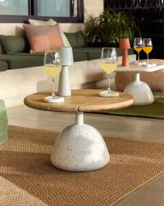 SAURA WHITE bistro stôl Kruh 32 x 55 x 55