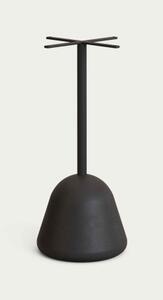 SAURA BLACK & NATURAL bistro stôl Kruh 95 x 70 x 70