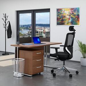 Zostava kancelárskeho nábytku Visio 1, 140 cm, orech