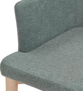 MUZZA Jedálenská stolička frot zelená