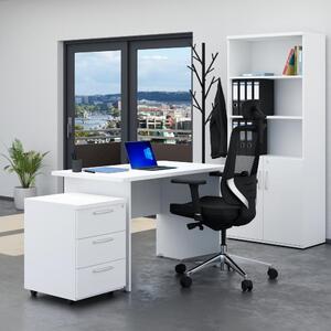 Zostava kancelárskeho nábytku Visio 2, 120 cm, biela
