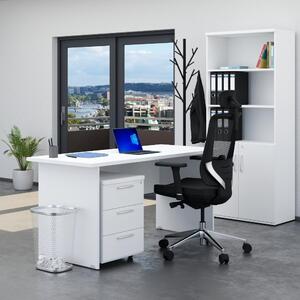 Zostava kancelárskeho nábytku Visio 2, 160 cm, biela