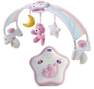 Kolotoč nad postieľku s projektorom Chicco First Dreams Farba: ružová