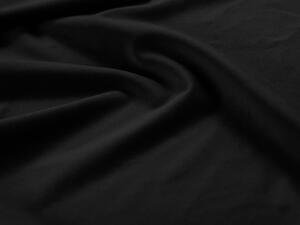 Čierna Štvormiestna rozkladacia zamatová pohovka s úložným priestorom Nuage – ľavý roh 285 × 192 × 92 cm WINDSOR & CO