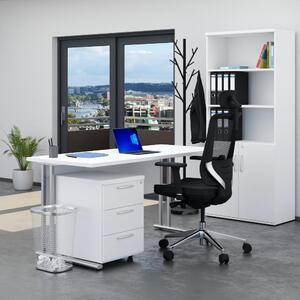 Zostava kancelárskeho nábytku Visio 2, 160 cm, biela