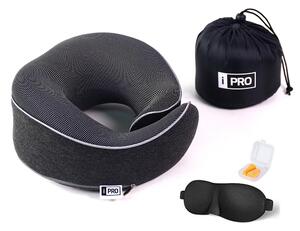 Bezdoteku Set cestovný vankúš SEN z pamäťovej peny štuple do uší a maska 28x28x14 cm