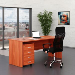 Zostava kancelárskeho nábytku SimpleOffice 1, 180 cm, čerešňa