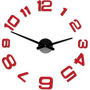 Stylesa - Nástenné hodiny vyrobené z plastu - PELLO aj čierne 12S053