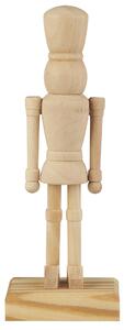 Drevená soška Nutcracker Square Feet Natural 21 cm