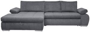 ROHOVÁ SEDACIA SÚPRAVA, textil, sivá Carryhome - Sedačky