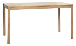 MUZZA Jedálenský stôl dining 140 x 80 cm prírodný