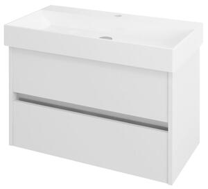 Sapho NIRONA umývadlová skrinka 82x51,5x43 cm, biela