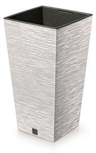 Prosperplast Kvetináč FUSU ECO II biely, variant 20 cm