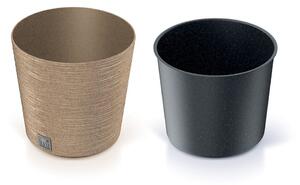 Prosperplast Kvetináč FUSU II béžový, variant 25 cm