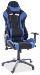 Signal Kancelárska stolička VIPER čierna/modrá