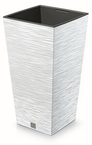Prosperplast Kvetináč FUSU IV biely, variant 26,5 cm