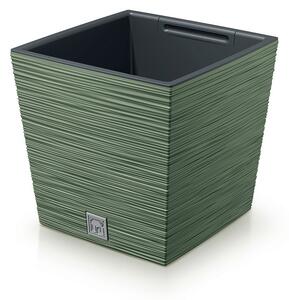 Prosperplast Kvetináč FUSU V zelený, variant 24 cm