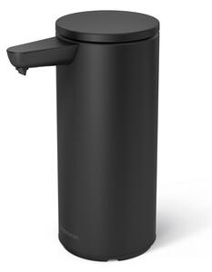 Čierny bezdotykový oceľový dávkovač mydla 266 ml – simplehuman