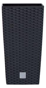 Prosperplast Kvetináč Rato Champaing tmavo šedý, variant 29 cm