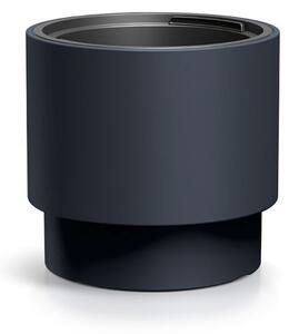 Prosperplast Kvetináč s vložkou HEOSE antracit, variant 29,8 cm