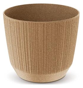 Prosperplast Kvetináč RYWO ECO natural hnedá, variant 12,6 cm