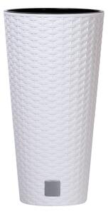 Prosperplast Kvetináč Round Rato biely, variant 30 cm