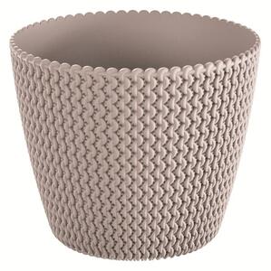 Prosperplast Kvetináč Splofy mocca, variant 15,7 cm