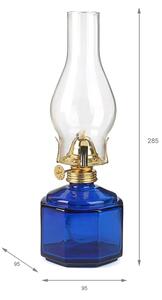 Brilagi - Petrolejová lampa MERLIN modrá