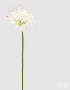 Umělá květina nerine bílá, 90 cm