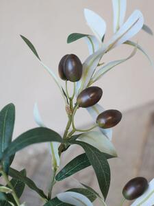 Dekoratívna umelá vetvička olivovníka