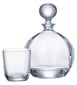 Bohemia Crystal Whisky set Orbit (1 karafa + 6 pohárov)