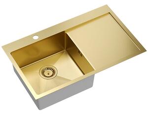 Oceľové umývadlo RUSSEL 111 Gold