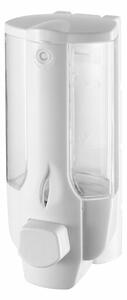 AQUALINE 72027 Dávkovač tekutého mydla nástenný, 350 ml, biela