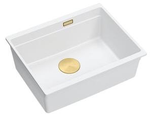 Granitový drez Logan 100 White