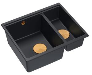 Granitový drez Logan 150 Black