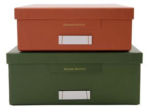 House Doctor - Keep Storage 2pcs. Green/Orange House Doctor - Lampemesteren