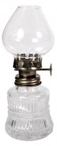 Petrolejová lampa Luna číra, 14 cm