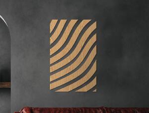 Drevko AKCIA - Abstraktný obraz na stenu Zebra, Antracit