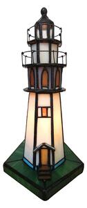 Dekoratívna vitrážová lampa MAJÁK