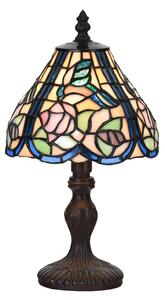 Pestrá Tiffany stolná lampa Ø18*32