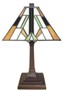 Tiffany lampa stolná vitrážová 20*34