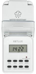 Retlux RST 15DOUT Digitálny časový spínač vodeodolný, 16 programov