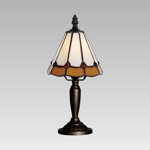 Tiffany vitrážová lampa stolová 320mm x 160mm x 160mm Prezent vzor 91