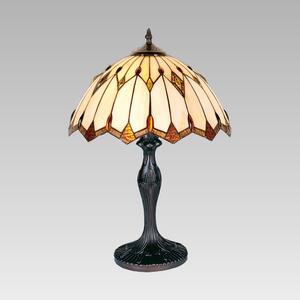 Tiffany vitrážová lampa stolová 490mm x 300mm x 300mm Prezent vzor 6