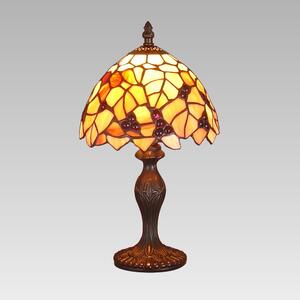 Tiffany vitrážová lampa stolová 380mm x 200mm x 200mm Prezent vzor 4