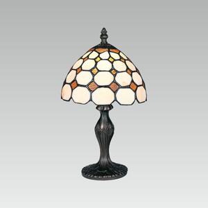 Tiffany vitrážová lampa stolová 335mm x 200mm x 200mm Prezent vzor 8
