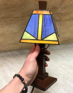 Vitrážová tiffany lampa 30*Ø13